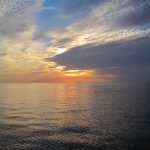 9/22/16 – Dunkirk is about 122 nautical miles from Cleveland. The forecast had some nasty weather Friday night running into Sunday morning. I had a window of pleasant weather. If I didn’t leave on Thursday morning and skip several ports, I wouldn’t be getting home for a week. So I figuratively girded my loins and started the long sail back to Cleveland. There are eight suitable ports between Dunkirk and Cleveland. I could stop any time I wanted. I didn’t stop.