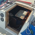 Besides the radio, AIS, and GPS, I still love using paper charts.