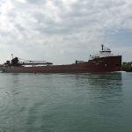 My friend, the Herbert C. Jackson, now empty, heading back up river for another load. In the several days I was on the river, I passed about 20 ships. (Well, they passed me.) I won't show them all here but it was amazing to see these giants hustling past me.