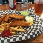 Perch dinner at the Hideout Grill in LaSalle, Ontario