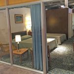 This is NOT our room for the night. This is a reconstruction of a typical Holiday Inn from 1965.