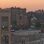 This is a view of our inn from Comerica Park.