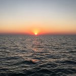 However, it was a long night. It took me a little over 15 hours to get to Kelleys Island from Detroit. It will be one of the sailing nights I'll remember forever. I left both sails unreefed and threaded my way through the shipping channel and the Lake Erie Islands and made it to the North Bay of Kelleys Island around 3 a.m. where I dropped anchor.