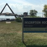 A second Kelleys Island favorite is Inscription Rock. It was carved by Native Americans between 1200 and 1600.