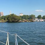 As I pulled into Cleveland, I realized that I rarely actually take a picture of my marina - Whiskey Island. It's a great place. Protected but easy access to Lake Erie with great views of the Cleveland skyline as well as the lighthouses on the Cuyahoga River entrance.
