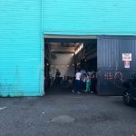 We took a cab south of town to a forge to make knives out of horseshoes.