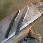 They are surprisingly sharp and it was a really fun several hours. I was shopping for knife forges later that night. I decided the sound of me hammering on an anvil would not be appreciated in our neighborhood.