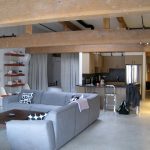 We were in the penthouse apartment in a hipster neighborhood called Gastown.