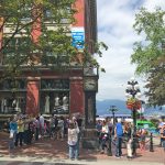 June 21. The Steam Clock. Steve was underwhelmed.
