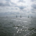 Most of these guys are racers. It’s going to be a downwind start, so the guys who know they’re going to fly spinnakers aren’t bothering with a genoa.<br><br><i>In the spring of 2017, I had most of the equipment needed to participate in the LESC but Kathleen had a great idea to take Meredith and Madeline to Europe for their first time and taking the additional time off to do the LESC just wasn’t possible that year. I even started questioning why I’d even want to do this. Lawrence took a month to sail to Lake Michigan and back so 2017 wouldn’t work for him either. </i>