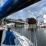 August 24, 2019 – I woke up at 5 am with the intention of sailing all the way back to Cleveland so I could make it to Meredith’s birthday party that evening. While checking the forecast in my bunk, it was blowing 20-25 and there were 3-5 footers. I was still weary and did not fancy 10+ hours of that. I went back to sleep and considered staying in Ashtabula another day.