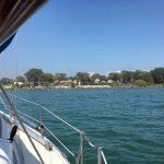 An easy entrance into Colchester Harbor.