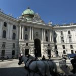 The entrance to the Hofburg Palace.