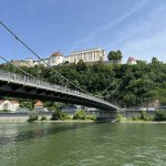 I loved this bridge over the Danube because it has no tower on the opposite side of the river. Its support cables are embedded in the hill.
