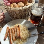 They’ve had almost 900 years to work out the recipe for their sausage and sauerkraut. Wonderful.