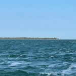 But the wind returned for the end of the day’s journey. This is Pelee Point. It’s the southernmost point of mainland Canada. The east wind got a little brisk and made the waves a little bumpy until I got into the lee of Pelee Point.