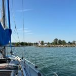 The entrance to Leamington Municipal Marina. It’s one of the best marinas on Lake Erie.