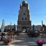 This is the north side of the old Lonz Winery Façade.