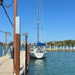 Docked at Put-In-Bay. I would have liked to have a mooring ball, but they weren’t running the water taxi reliably. This worked out great though.