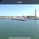 I realized that I could check the webcam on my boat to see where I was. This was the view from my boat webcam. Pretty cool.