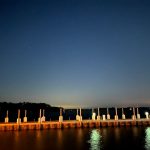 This is a surprisingly good shot of the ISS. It’s the bright light near the middle of the picture. You can see the big dipper in the top left.