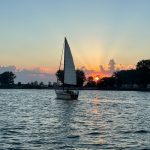 A fellow sailor heading out.